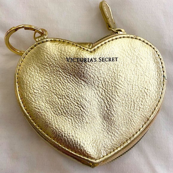 Victoria’s Secret Heart Keychain Coin Purse - Picture 1 of 5